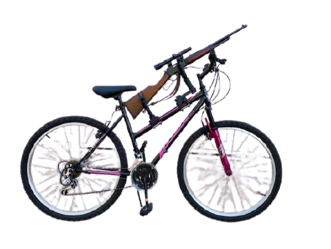 Bicycle Longitudinal Gun Rack