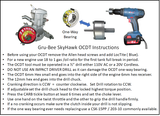 CCW OCDT = Over-Running Clutch Drive Tool for Skyhawk Gt5A -ES engines Right side cranking>