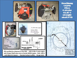 HuaSheng 49cc 4 stroke 5/8" straight shaft engine