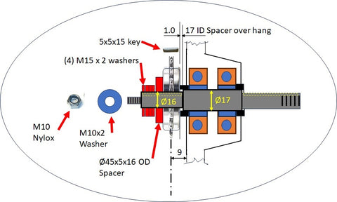 5G FREEWHEEL 16T DRIVE SPROCKET