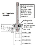 CVT 16T Freewheel Kit