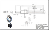 Model #2. 16T Freewheel and 12T drive for 5/8" Drive Shaft Harbor Freight 79cc Predator & 100cc Generic engines.