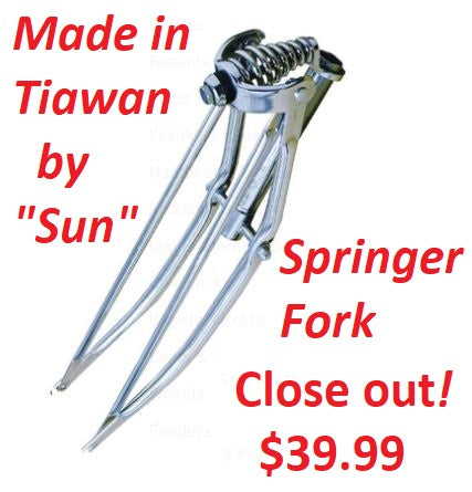 CLOSE OUT: 26" Chrome Springer Front Fork