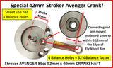 AVENGER 85 42mm stroke crank = 89CC