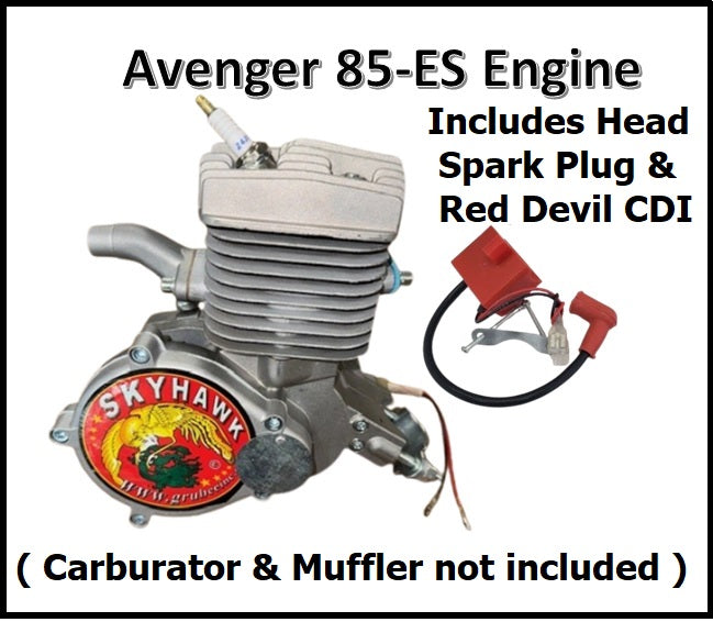 No. 85 Engine SKYHAWK AVENGER 85-ES > complete stock engine with Red Devil CDI inclu ...