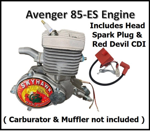 AVENGER 85 complete stock engine with Red Devil CDI
