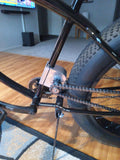 LEFT SIDE > Single Speed Seat Post Jackshaft Bracket for 4" Fat tire bike.