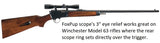 Baby Redfield Replacement > FP-1A -- 3/4" FoxPup 4X with low rings made for Chipmunks, Win 63 & Br Mico LA