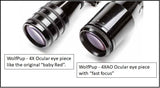 WP-4AO > Wide Duplex reticle - WolfPup 4X AO and Fast Focus > 3/4" tube