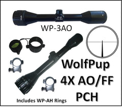 WP-3AO > PCH reticle - WolfPup 4X AO and Fast Focus    3/4" tube