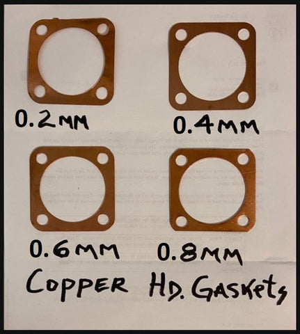 4 pcs. Copper head gasket assortment