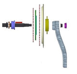 FOR SALE; Multi Speed Motorized 4" Fat Tire 26" Micargi Slugo SS 7 Speed bike, Steel frame