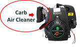 Air cleaner for HuaSheng 49/533 engine