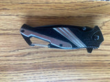 Pocket Knife with clip on chain