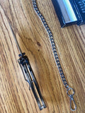 Pocket Knife with clip on chain