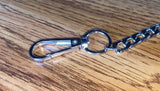 Pocket Knife with clip on chain