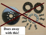 HD Axle Model #2 with solid sprocket hub