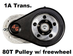 4G 1A Transmission only:  Fits Huasheng 49 & 53cc CC engines.