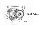 4G - 1B Transmission and INSTALLATION KIT for 49/53cc Huasheng engine