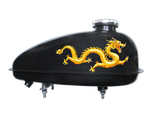 Beautiful set of Dragon decals for black gas tank.