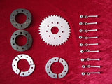Clamp to spokes Flat 36T rear sprocket Kit