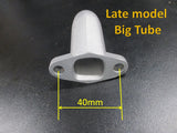 Intake tube with 40mm stud spacing holes.