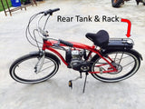 Rear gas tank and rack