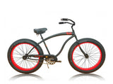 Micargi Single speed 4" fat tire bike.  Steel frame.