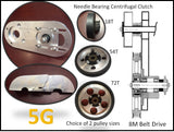 5G -72T- Belt Drive Transmission & engine bracket For Predator 79cc engine