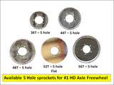 #2 HD AXLE 26" rim wheel for Multi-Speed 150mm frame drop.