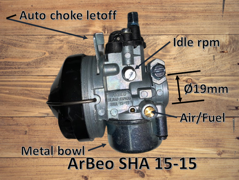 ARBEO SHA-15-15 High Performance Carburetor