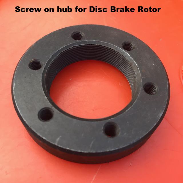 35-1 metric threaded Hub for Disc Brake Attachment on HD AXLE