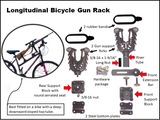 Bicycle Longitudinal Gun Rack