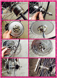 #2 HD AXLE 26" rim wheel for Multi-Speed 150mm frame drop.