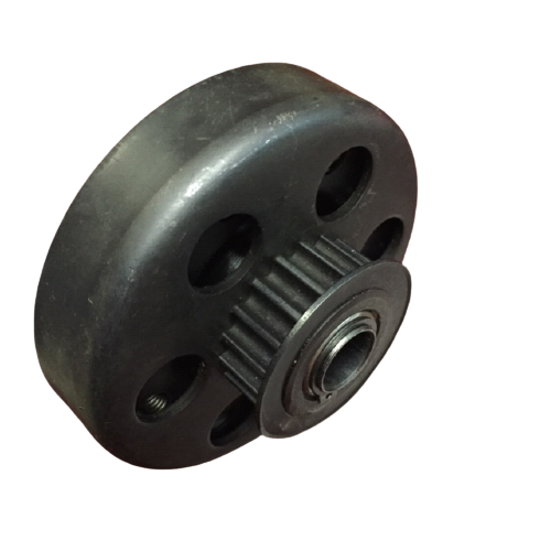 Dual Pulley 5/8" V Belt Centrifugal Clutch 1" Shaft 5" Diameter