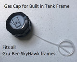 Gas Cap for built-in tank bike frame