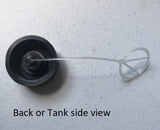 Gas Cap for built-in tank bike frame