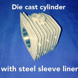 SuperRat Iron Sleeve Cylinder Kit for 70cc Engine
