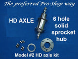 #2 HD AXLE 26" rim wheel for Multi-Speed 150mm frame drop.