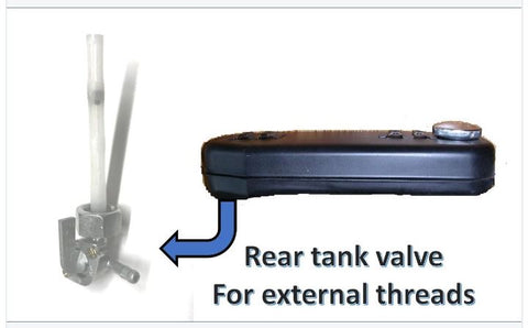 Rear gas tank Shut-Off valve