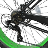 FOR SALE; Multi Speed Motorized 4" Fat Tire 26" Micargi Slugo SS 7 Speed bike, Steel frame