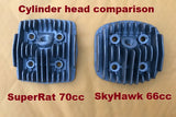 SkyHawk Gt5A and Gt5A-ES 66cc Angle Fire head