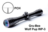 WP-3A  3/4" WolfPup 4X PCH, scope includes rings and lens covers