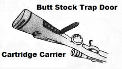 Butt Stock Trapdoor Cartridge Carrier