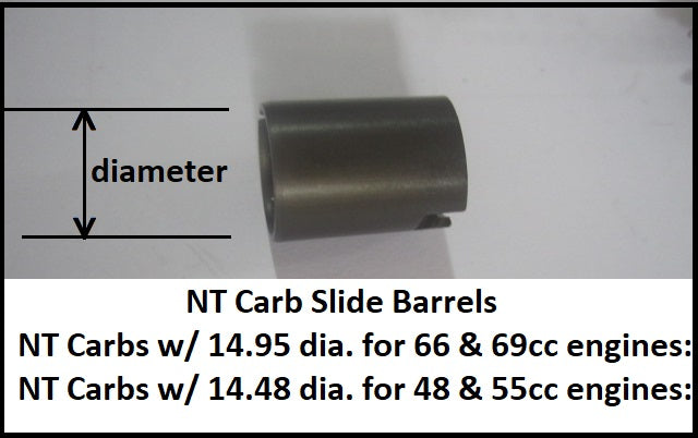 66cc 69cc engine NT 14.95 SB carburetor GruBee Inc