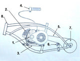 4G 1B transmission only:  Fits Huasheng 49 & 53cc CC engines